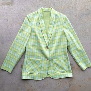 1960’s Vintage Spring Green Blazer